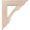 Ekena Millwork Olympic Traditional Smooth Bracket w/ Offset Brace, Douglas Fir, 7 1/2"W x 28"D x 32"H BKT0806X28X32OLY01SDF - alternate 3